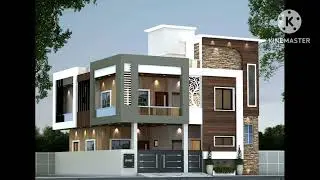Double Floor House Design Front Elevation Design #Ghar Ka First Floor Design#3d#SKS#Modern House.