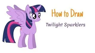 HOW TO DRAW TWILIGHT SPARKLE FROM-( MY LITTLE PONY)