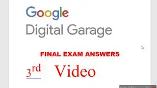Google Digital Marketing Garage Certification Final Exam Answers | 2020 updated