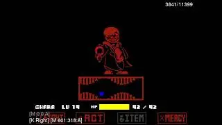 [TAS] Undertale: Sudden Changes Sans Fight (fdy) (no damage - read description)