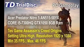Acer Predator Nitro 5 AN515 Tes Assassins Origins
