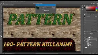 100- Adobe Photoshop cc Dersleri - Pattern Kullanimi - Doku, İndirme Dışa Aktarma , Kullanma