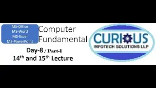 Day-8/Part-1/14th-15th Lecture Computer Fundamental