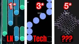 HARDEST osu!mania maps per Star Rating  (1-5 ★)