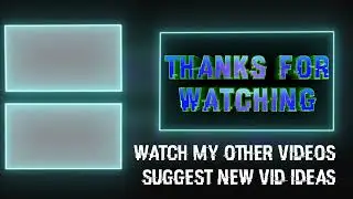 End Screen Outro - Simple - Light Blue New - Tech, Tips, and Creativity