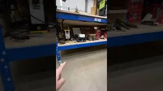 Working on some storage for underneath the Kreg Universal Bench that my CNC sits on