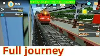 full journey video in indian train traveller (Chennai to Arakkonam)