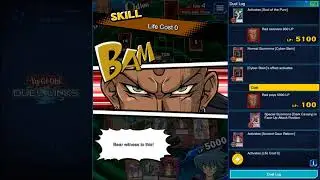 Yu Gi Oh! Duel Links Crystal Ancient Gear vs Cyberstein Fusion