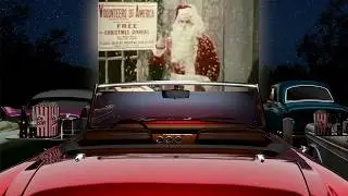 Retro Drive-in Theater Ambience | Crickets, Distant Highway, Chatter, Muffled Movie Audio