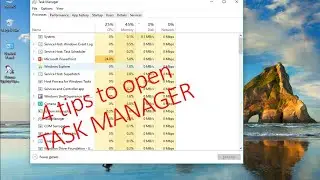 4 Tips To Open Task Manager