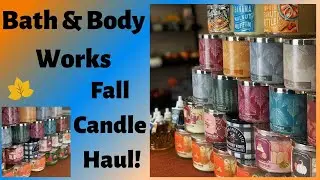 Massive Bath & Body Works Fall Candle Haul| Autumn 2020🍁🍂