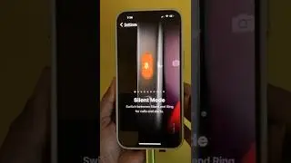 How to turn on/off Silent Mode (Mute) on an iPhone 15 (Pro Max)