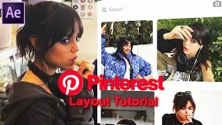 Pinterest Layout Tutorial || After Effects