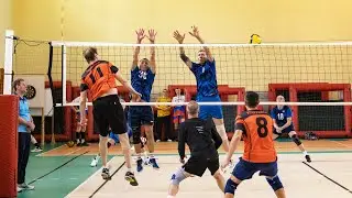 Волейбол. 28-й Шмаковский турнир ветеранов. Мужчины  50+. Комсомольск - Уссурийск. Финальная партия