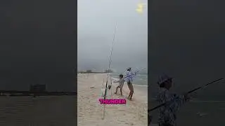 Fierce Bird of Prey Hook Jewelry Test Unleashing Thunder  #beachfishing #ytshorts #fish  #pompano