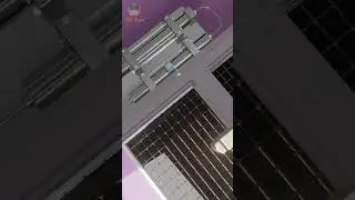 Working animation of water jet cutting,💦 #shorts #animation #science
