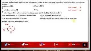 GateQuestiononTestAndSetInstruction|Gate questions discussion part5