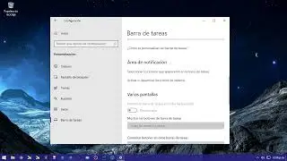 desactivar o activar iconos y notificaciones de la barra de tareas de windows 10