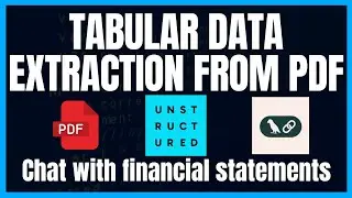 Building RAG on Tables and  Texts Using LANGCHAIN & UNSTRUCTURED | Financial Chatbots
