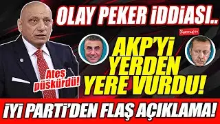 İYİ Parti'den olay Sedat Peker iddiası.. Okutan tek tek sayarak ateş püskürdü!