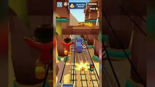 subway surfers 😻🤣😉😁 ( a b c d e f gun 🔫) #gameplay #gaming #subwaysurfers #youtubegamer #shorts