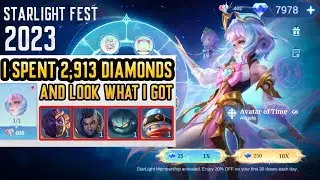 I SPENT 2,913 DIAMONDS ON STARLIGHT FEST AND GOT LIMITED SKINS