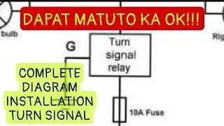 complete turn signal diagram abangan buong detalye next video #autodoctutorial  #gieautowork