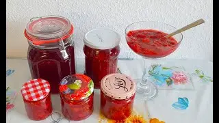 Из Клубники Джем!Клубничный сироп!