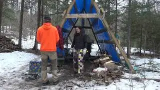 Step Back In Time: Exploring A Traditional Maple Sugar Camp With Tap And Buckets