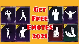 PUBG Mobile Free Emotes | PUBG Mobile Free Emotes Season 18 | Get Free Emotes in PUBG Mobile 2021.