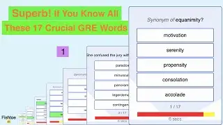 GRE Vocabulary Test 1
