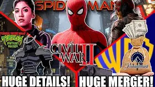 Spider-Man civil war 2, TMNT Sequel, Warner Bros. Merger and more!