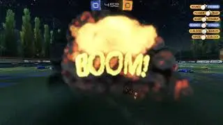 When you wanna create war in Rocket League with 120 bots (the game crashed after the goal)