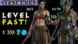 FASTEST Way To Level To 70 In Diablo 4 Season 14