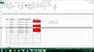 Create Expiry Notification in Excel - Excel VBA