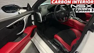 Overload! Carbon Fiber Interior Upgrade + Red Charge Pipes // 2017 NC1 ACURA NSX (Ep5)