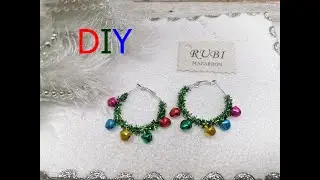 Diy. Bisuteria de navidad. Pendientes - Aretes