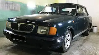Painting side skirts with a spray can. Volga 3110. Garage paint job.