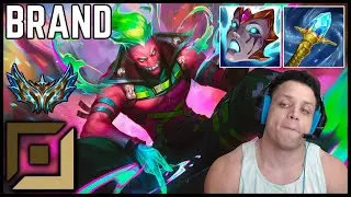 🔥 Tyler1 BACK IN NA! OVER 1000 LP+ | Brand ADC Full Gameplay | Season 14 ᴴᴰ
