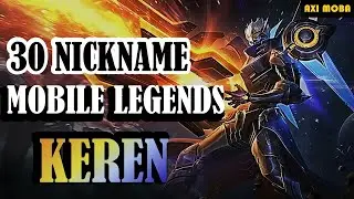 NAMA ML YG KEREN - NICKNAME ML KEREN - 30 NICKNAME ML KEREN AESTHETIC