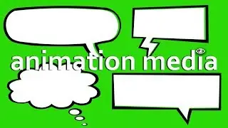 TEXT SPEECH BUBBLE #1 | FREE STOCK GREEN SCREEN / CHROMA KEY ANIMATION GRAPHICS [CCM]
