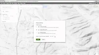 Google Maps Engine - Make a Map Public