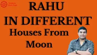 Rahu in Different Houses from Moon | Chandra Kundali Secrets | Moon Horoscope | #astrology #jyotish