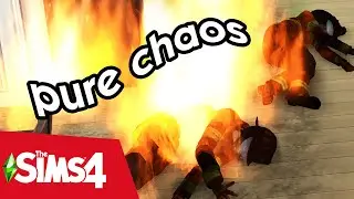 5 minutes of pure chaos in the sims 4