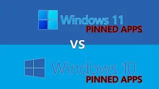 Windows 11 vs 10 - Preview Experience - Pinned Apps