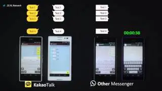 KakaoTalk Speed Booster Engine Comparison with Other Messenger