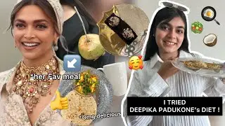 I ATE LIKE DEEPIKA PADUKONE FOR 24 HOURS 🍳🍫🥥/ #Diwalog2023 Day 8