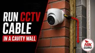 CCTV Camera Installation | Wall Cavity