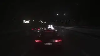Audi R8 punishing the streets...