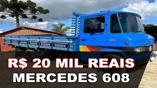 CAMINHÃO MB 608 CHEVROLET D60 A VENDA A PARTIR DE 17 MIL